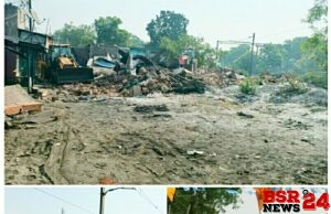 आख़िरकार अतिक्रमणकारियों पर रेलवे का चला बुलडोजर ।।