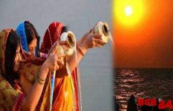 छठीव्रतियों ने खरना के दिन खीर बनाकर किया प्रसाद के रूप में ग्रहण।