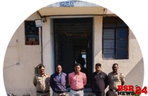 केबल की चोरी में चार आरोपी गिरफ्तार।
