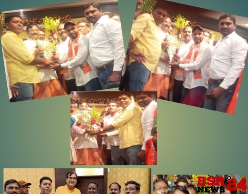 भाजपा के लोकसभा उमेदवार सुधीरभाऊ मुनगंटीवार का जंगी स्वागत.