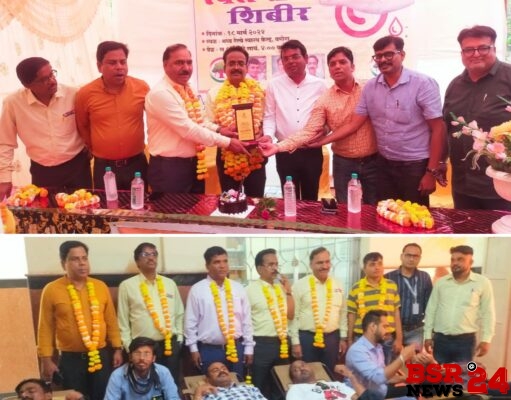 सेंट्रल रेल्वे मजदूर संघातर्फे रक्तदान शिबिराचे आयोजन